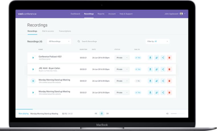 online meeting recordings
