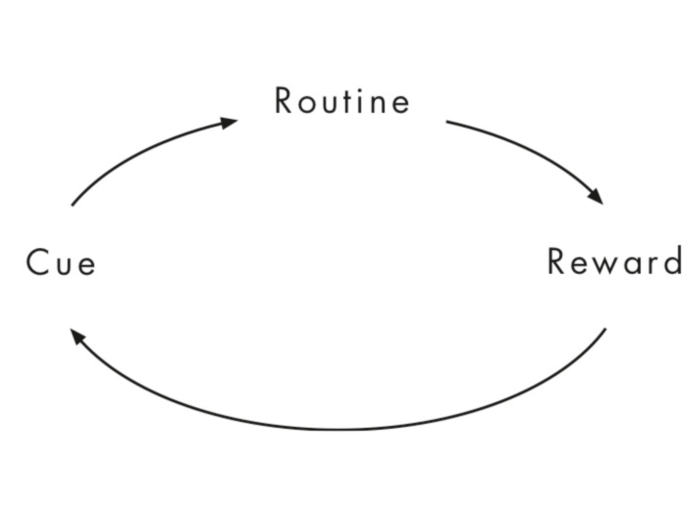 habit loop cue routine reward