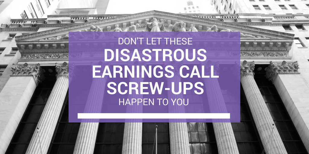 earnings conference calls