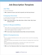 job description template sample